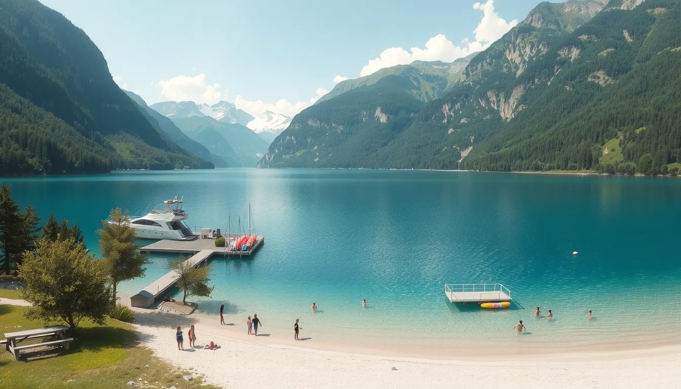 lac de monteynard baignade