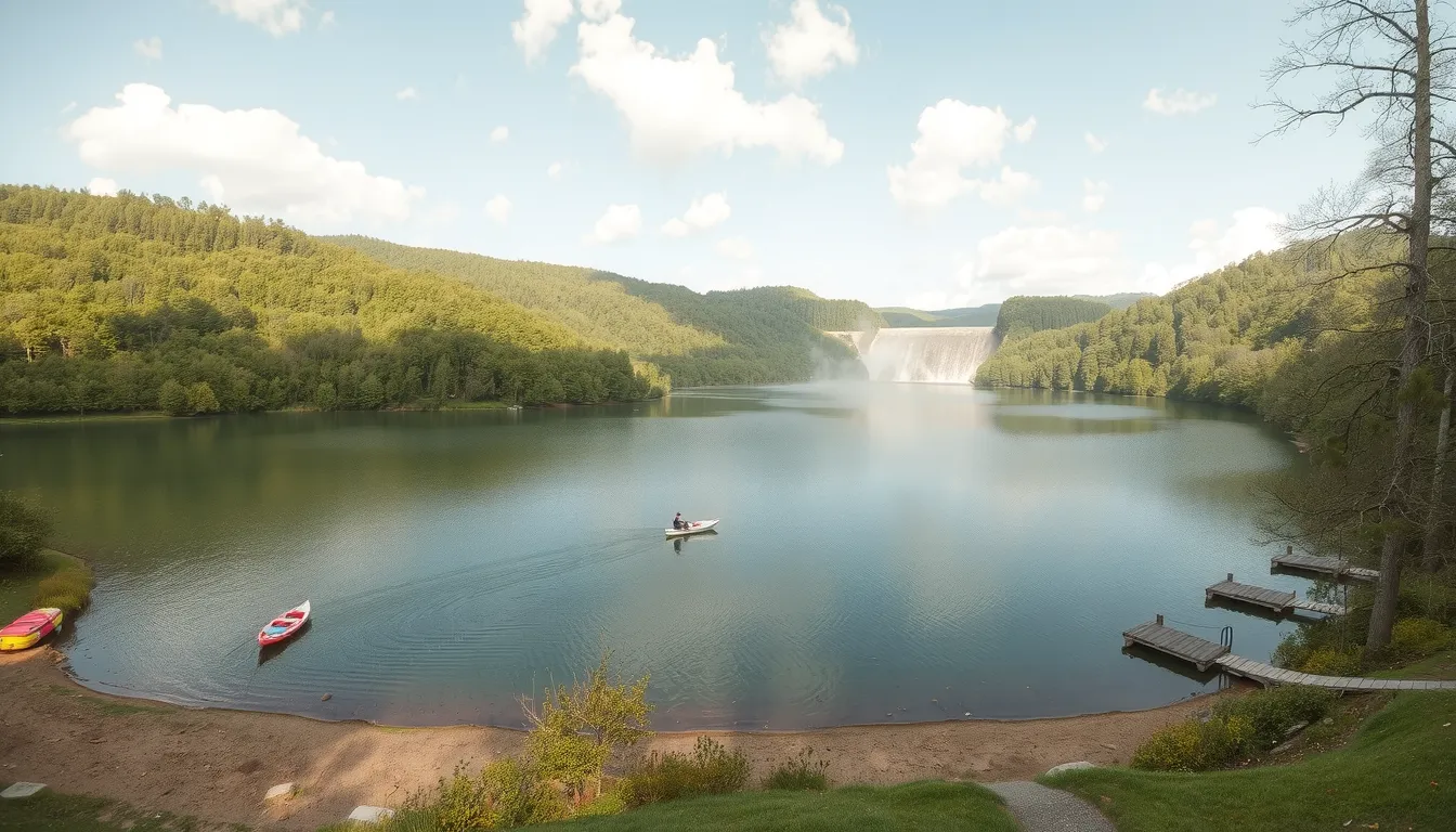 lac de pannecière morvan