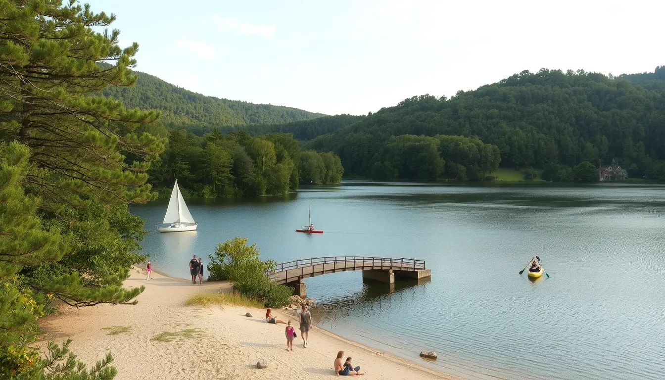 que visiter autour du lac des settons